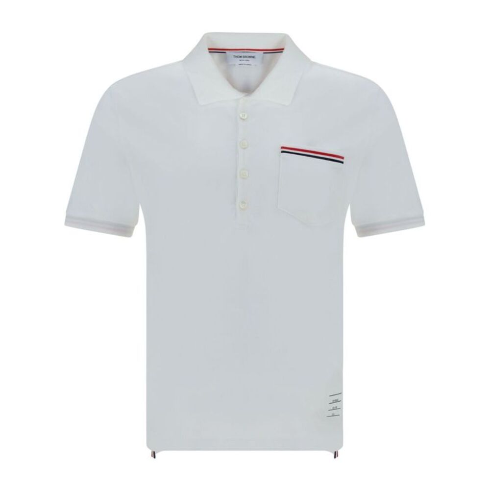 Thom Browne Men Cotton Polo Shirt